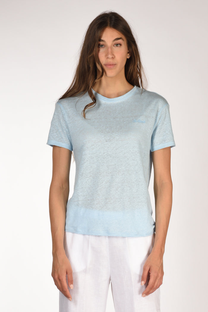 Mc2 Saint Barth Tshirt Hally Azzurro Donna - 2