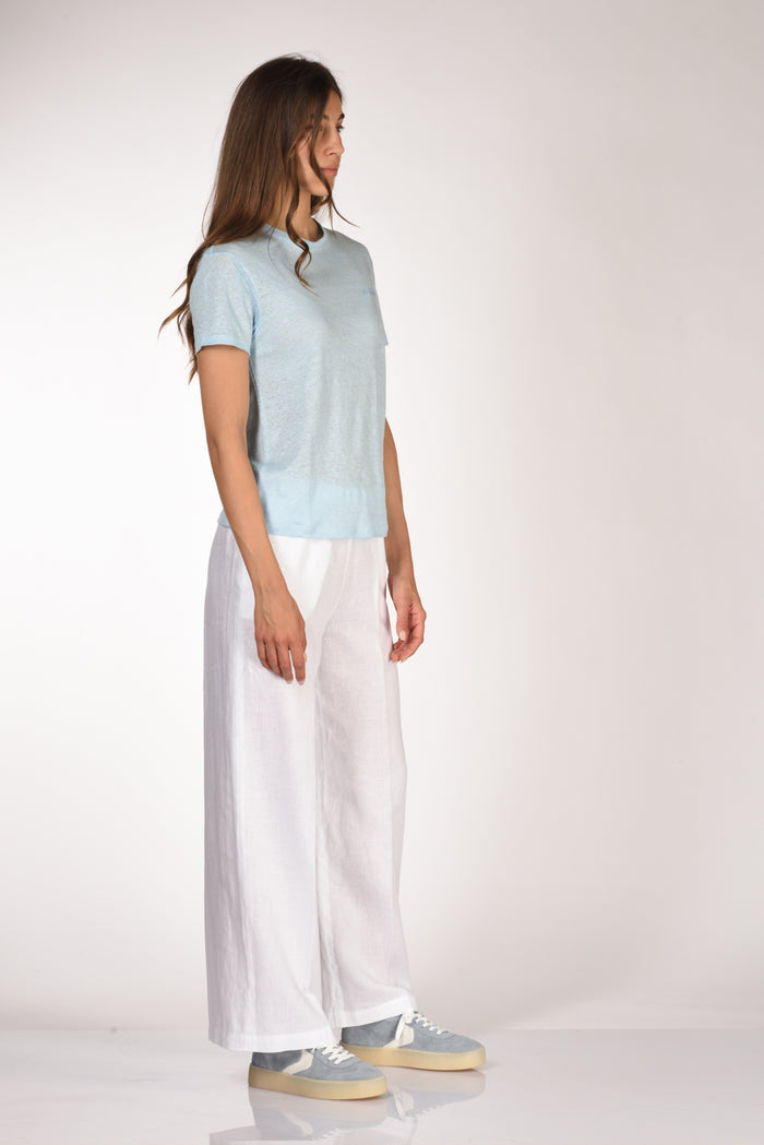 Mc2 Saint Barth Tshirt Hally Azzurro Donna - 4