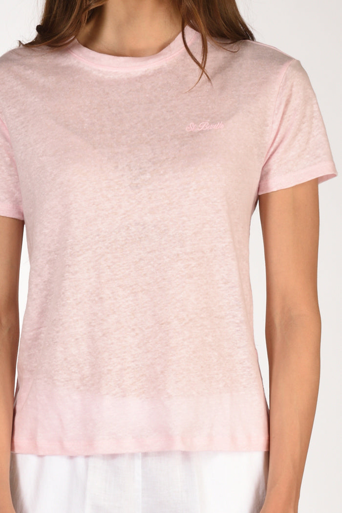 Mc2 Saint Barth Tshirt Hally Rosa Donna - 3