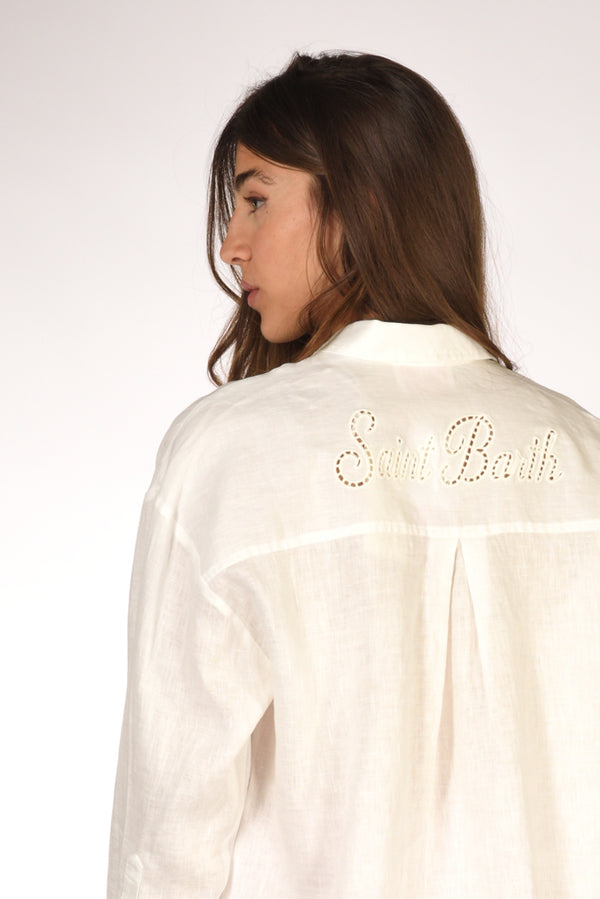 Mc2 Saint Barth Camicia Cristal Bianco Donna