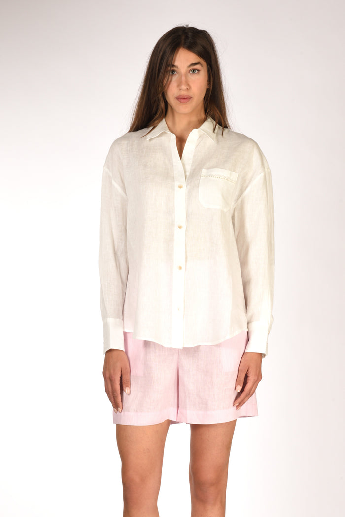 Mc2 Saint Barth Camicia Cristal Bianco Donna - 2