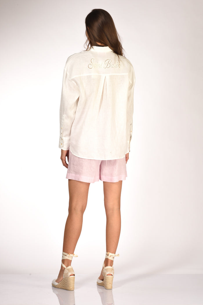 Mc2 Saint Barth Camicia Cristal Bianco Donna - 5