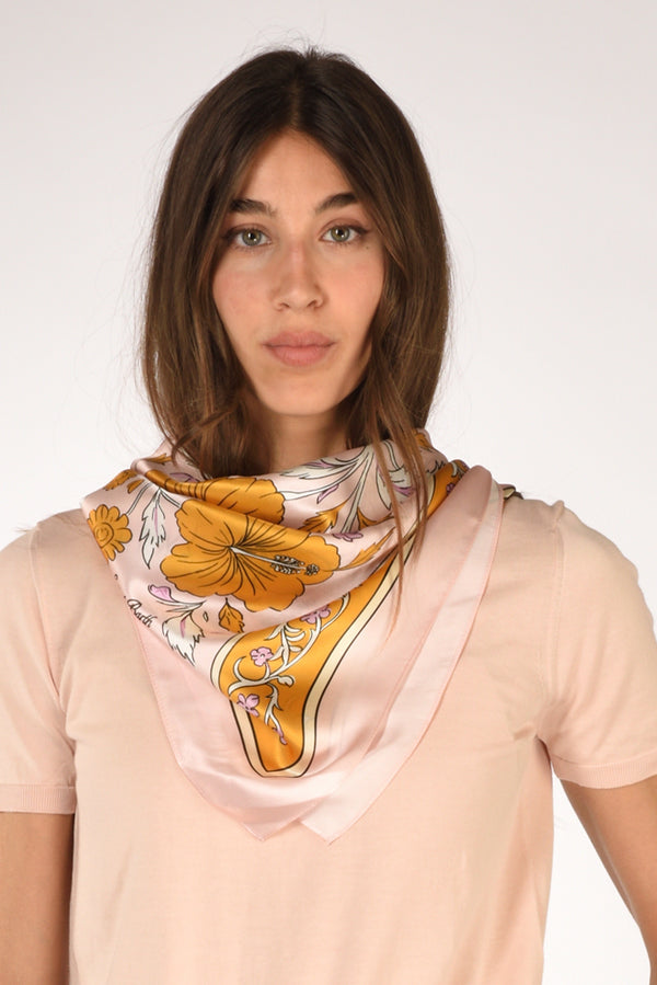 Mc2 Saint Barth Foulard Kitana Rosa/multicolor Donna