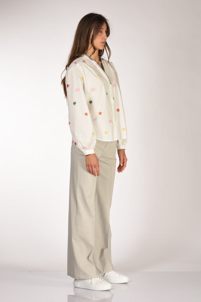 Mc2 Saint Barth Camicia Liona Bianco Donna - 4