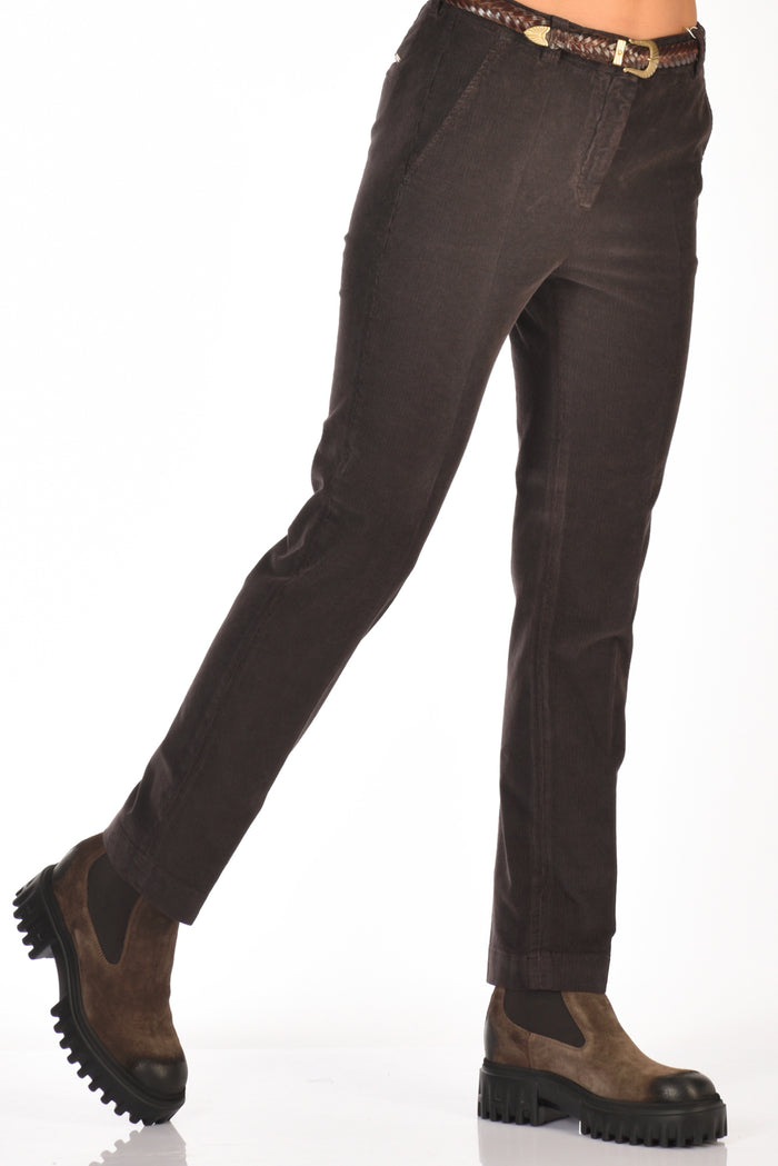 Incotex Slowear Pantalone Leyre Marrone Donna - 1