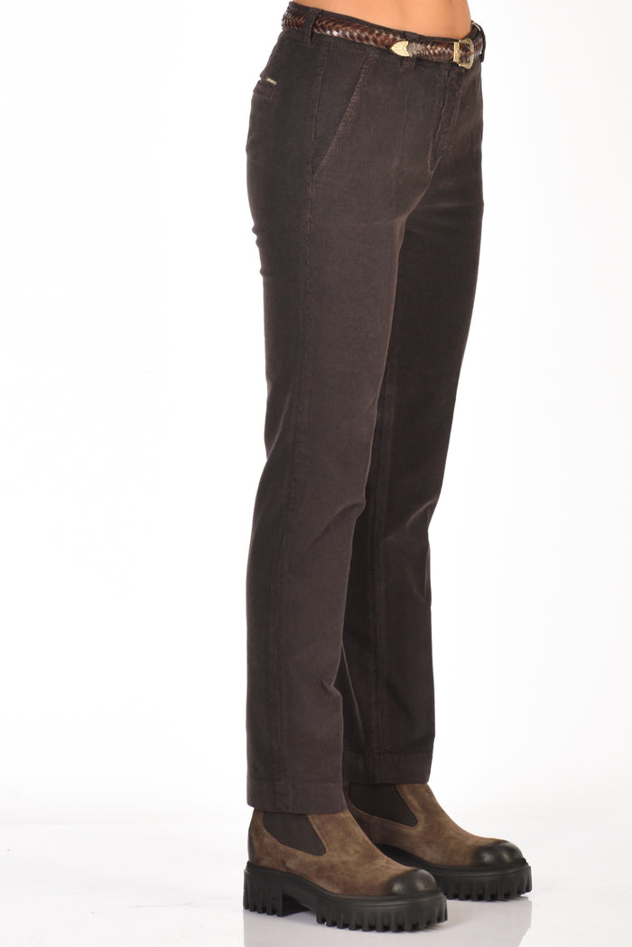 Incotex Slowear Pantalone Leyre Marrone Donna - 4