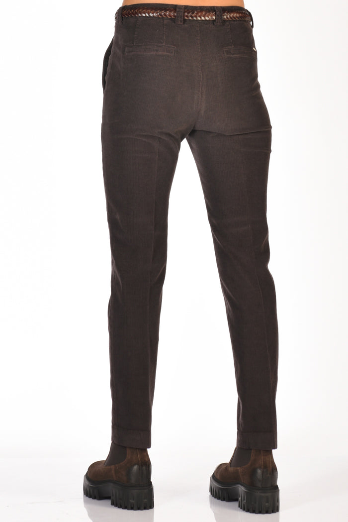 Incotex Slowear Pantalone Leyre Marrone Donna - 6