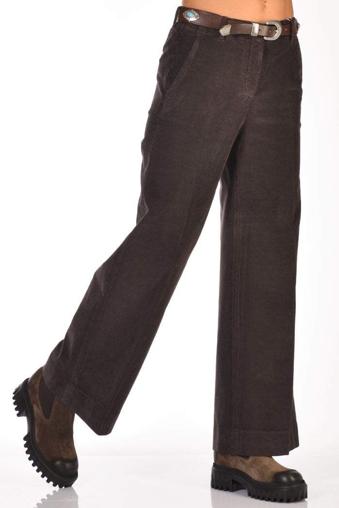 Incotex Slowear Pantalone Ilya Marrone Donna - 1