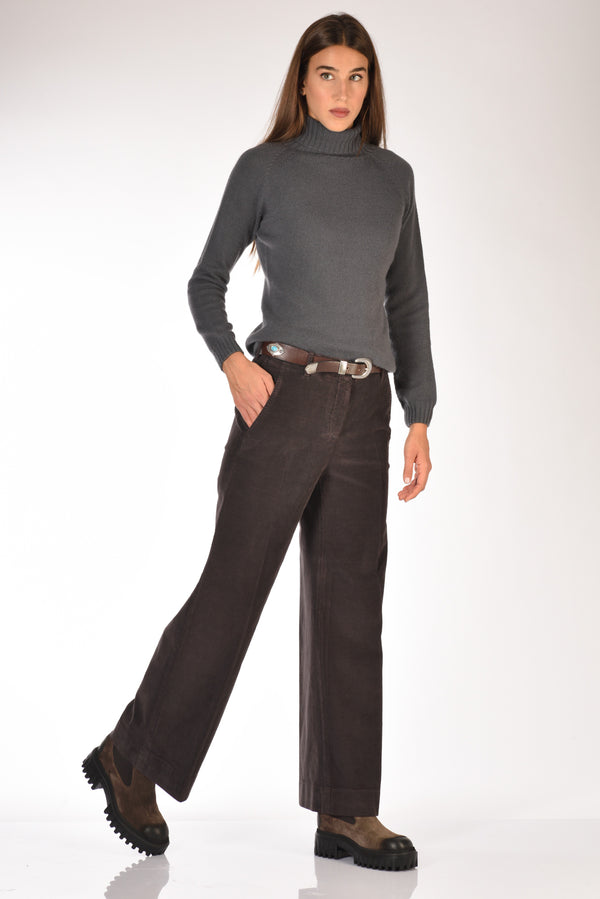 Incotex Slowear Pantalone Ilya Marrone Donna-2