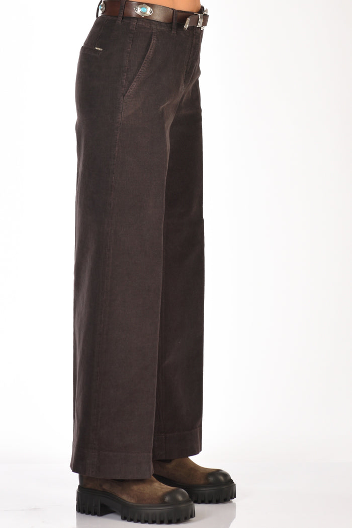 Incotex Slowear Pantalone Ilya Marrone Donna - 5