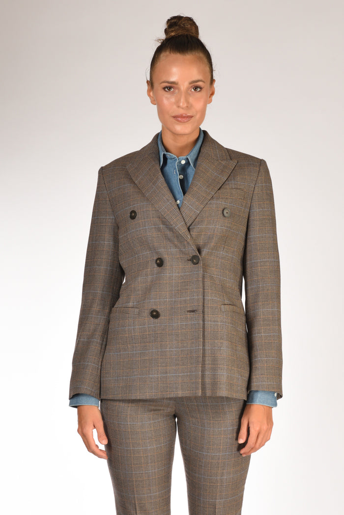 Montedoro Slowear Giacca Terrie Marrone/beige/azzurro Donna - 2