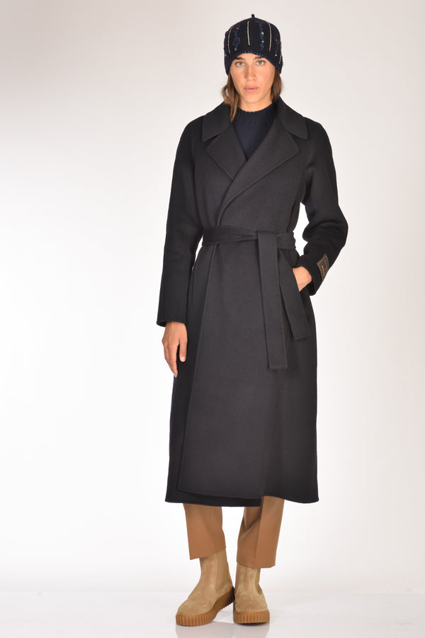 Montedoro Slowear Cappotto Bianca Blu Donna