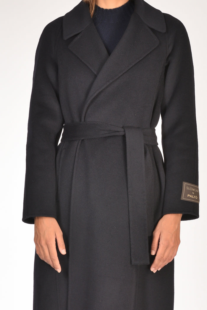 Montedoro Slowear Cappotto Bianca Blu Donna - 3