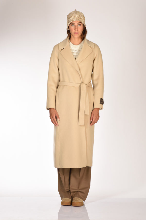 Montedoro Slowear Cappotto Bianca Beige Donna-2