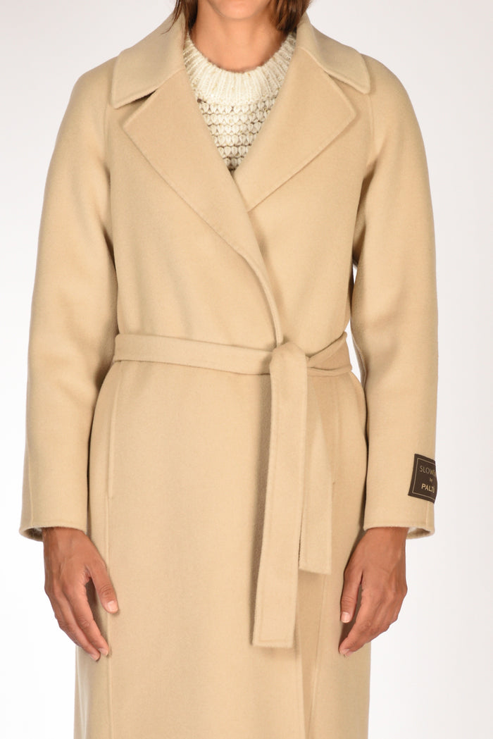 Montedoro Slowear Cappotto Bianca Beige Donna - 3