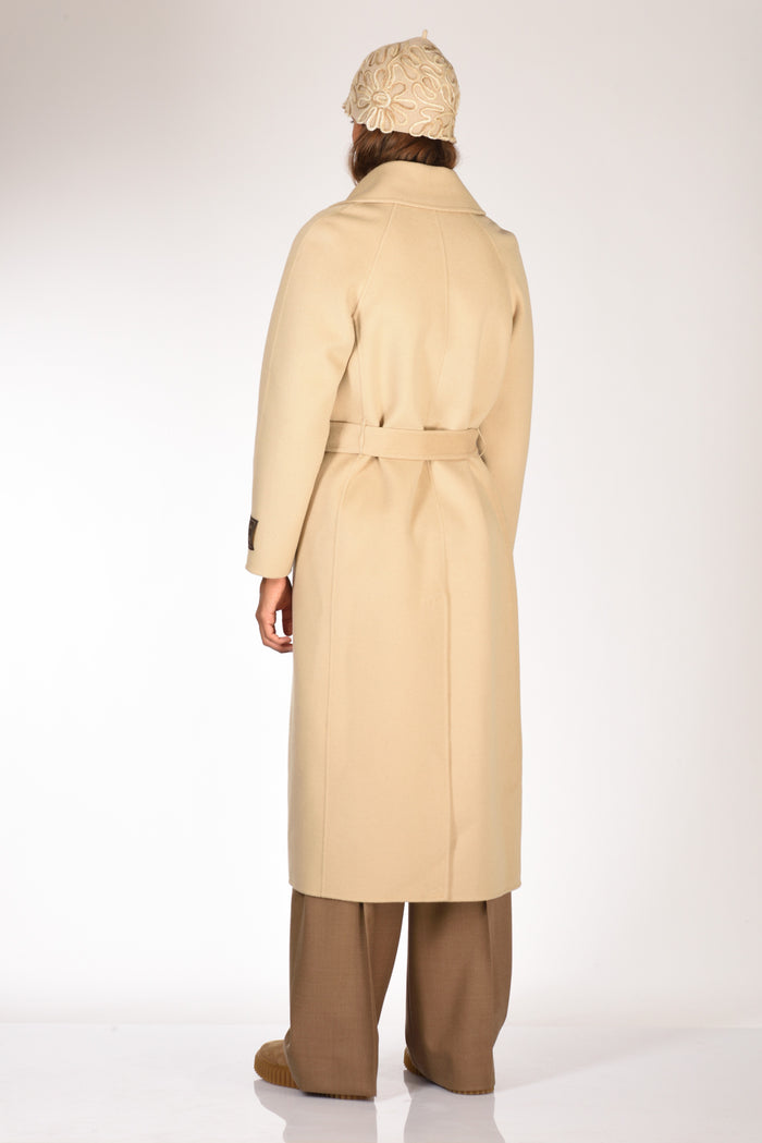 Montedoro Slowear Cappotto Bianca Beige Donna - 5