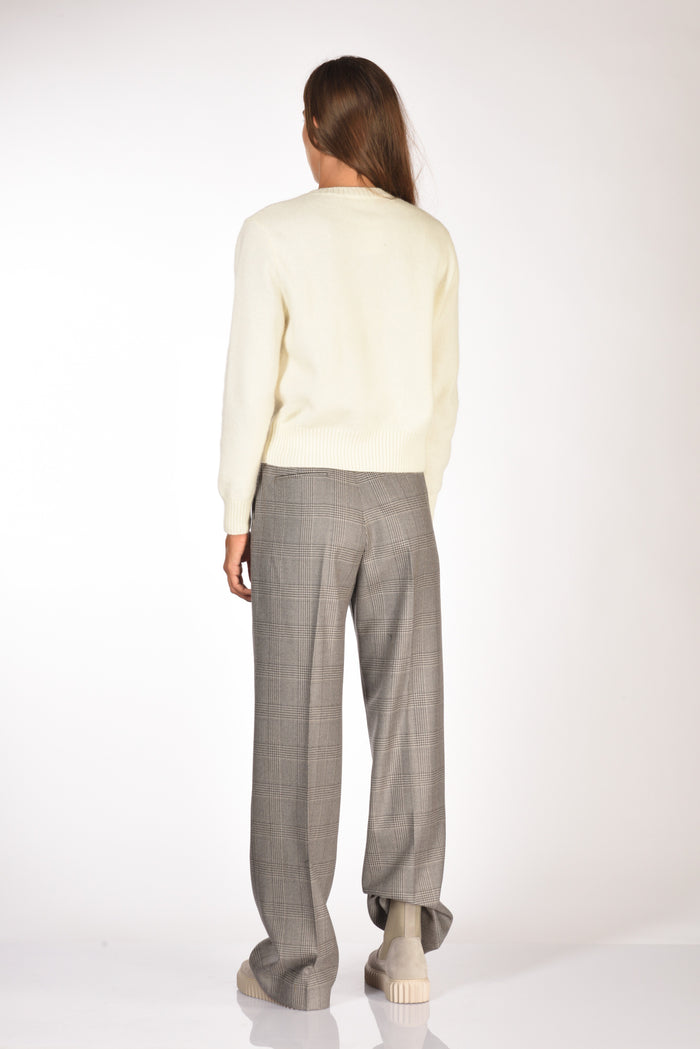 Zanone Slowear Maglia Girocollo Bianco Naturale Donna - 5