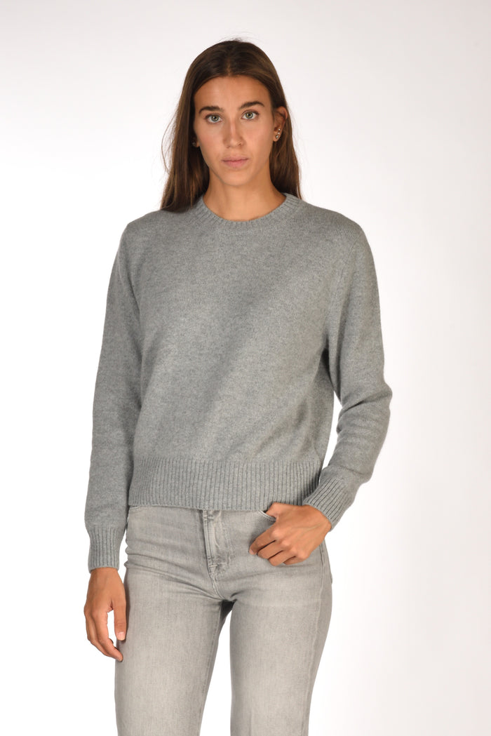 Zanone Slowear Maglia Girocollo Grigio Chiaro Donna - 1