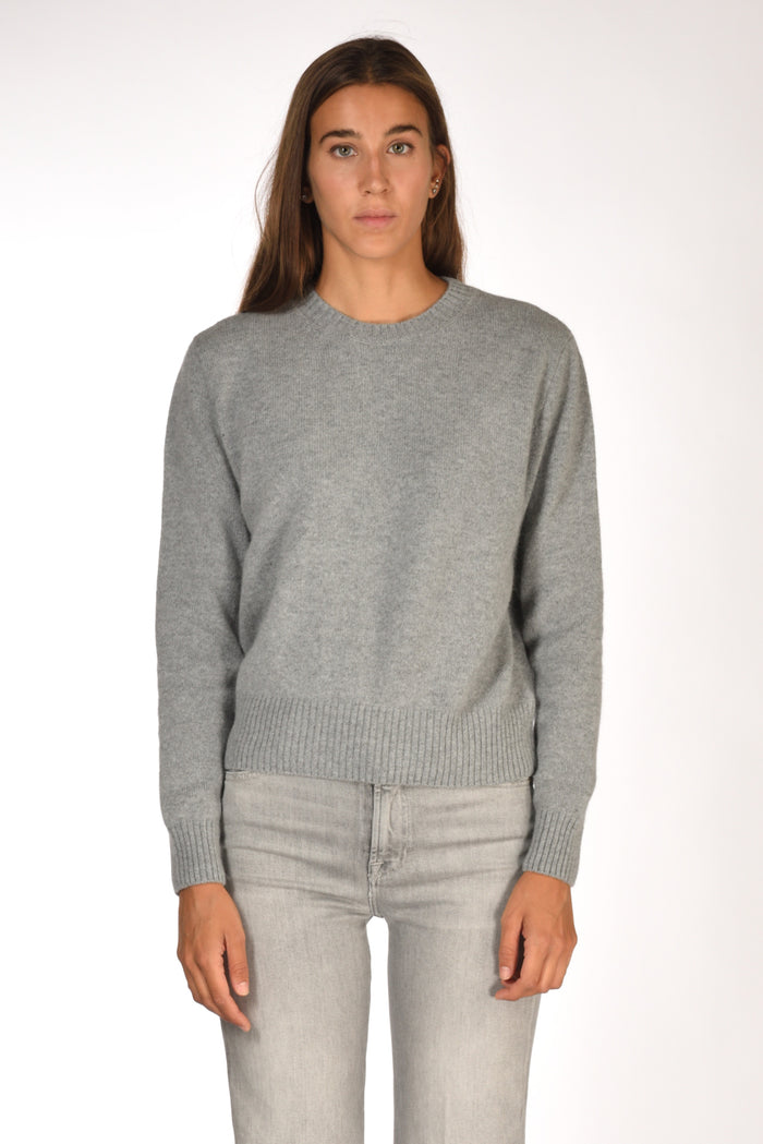 Zanone Slowear Maglia Girocollo Grigio Chiaro Donna - 2