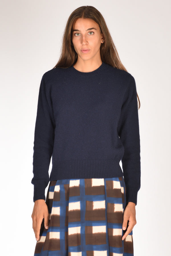 Zanone Slowear Maglia Girocollo Blu Donna