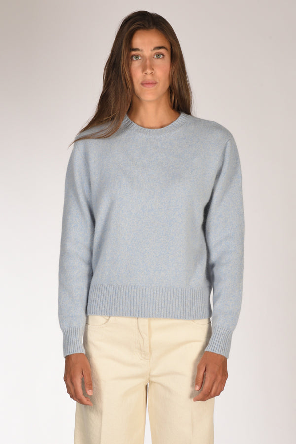 Zanone Slowear Maglia Girocollo Azzurro/beige Donna-2