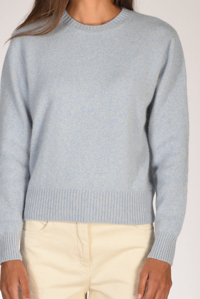 Zanone Slowear Maglia Girocollo Azzurro/beige Donna - 3