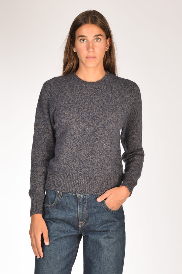 Zanone Slowear Maglia Girocollo Blu/marrone Donna