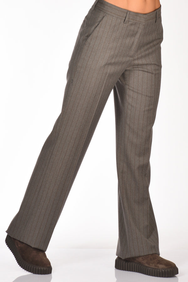 Pt Torino Pantalone Jodie Grigio/marrone Donna