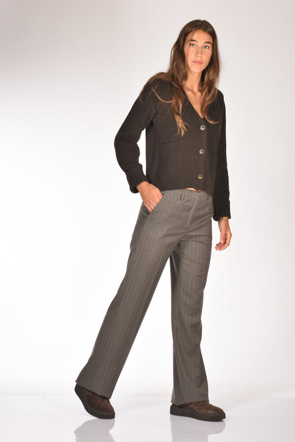 Pt Torino Pantalone Jodie Grigio/marrone Donna-2