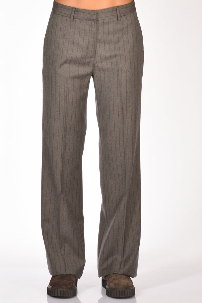 Pt Torino Pantalone Jodie Grigio/marrone Donna - 3