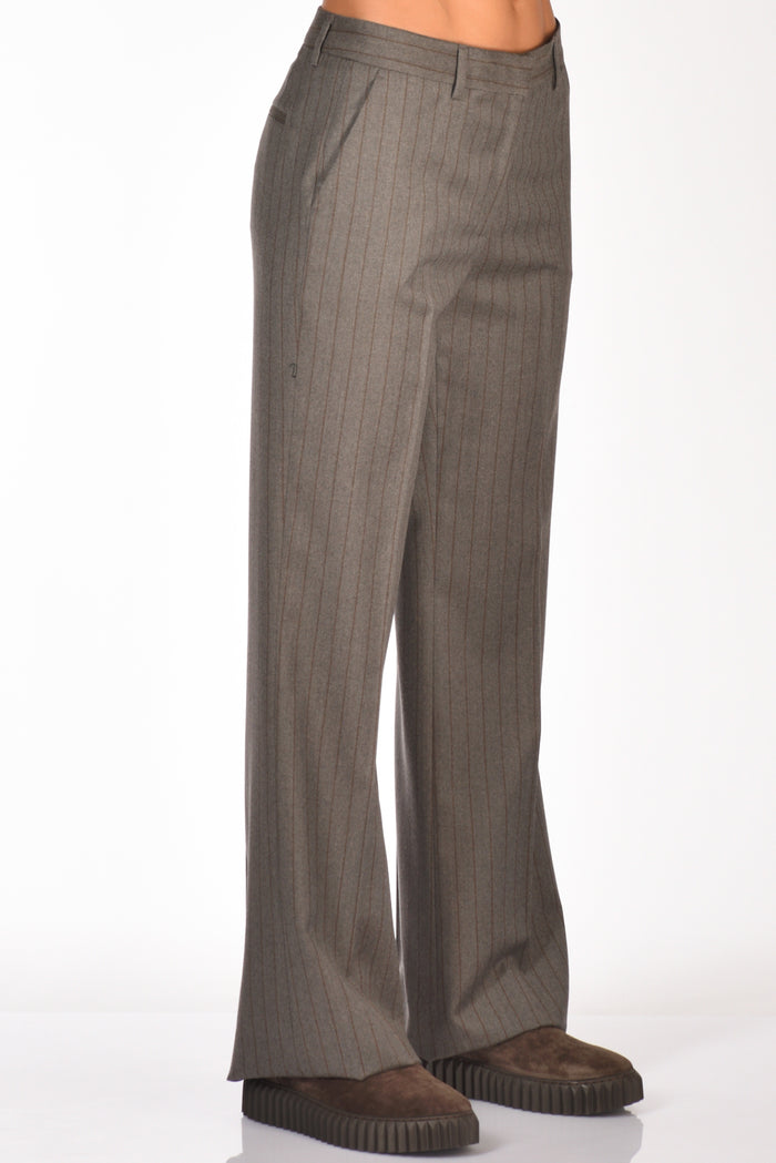 Pt Torino Pantalone Jodie Grigio/marrone Donna - 4