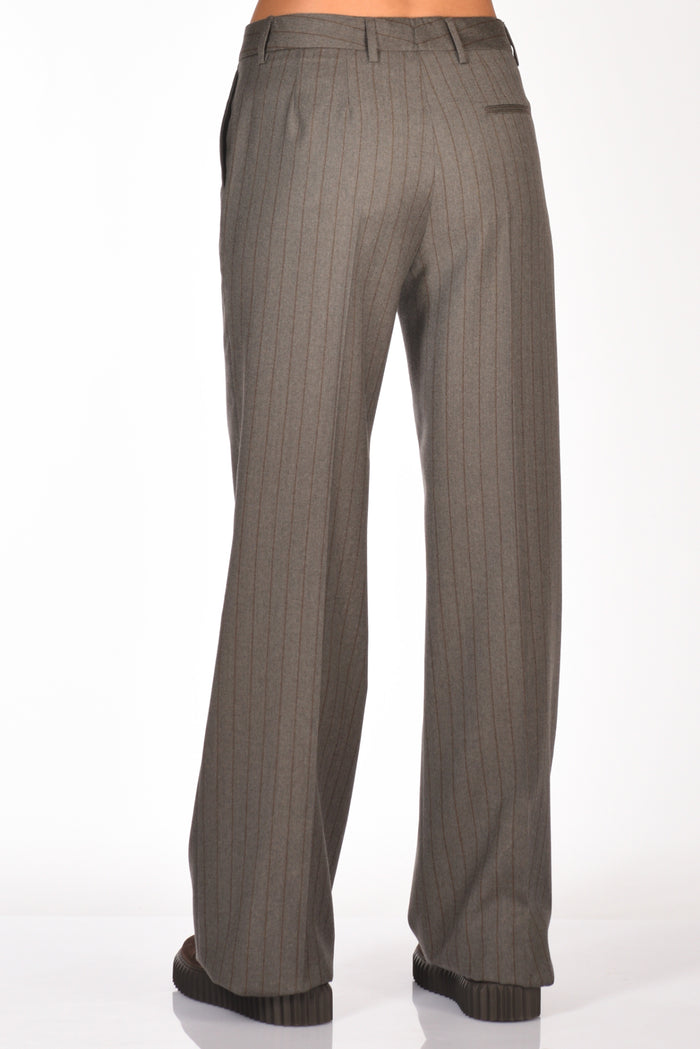 Pt Torino Pantalone Jodie Grigio/marrone Donna - 6