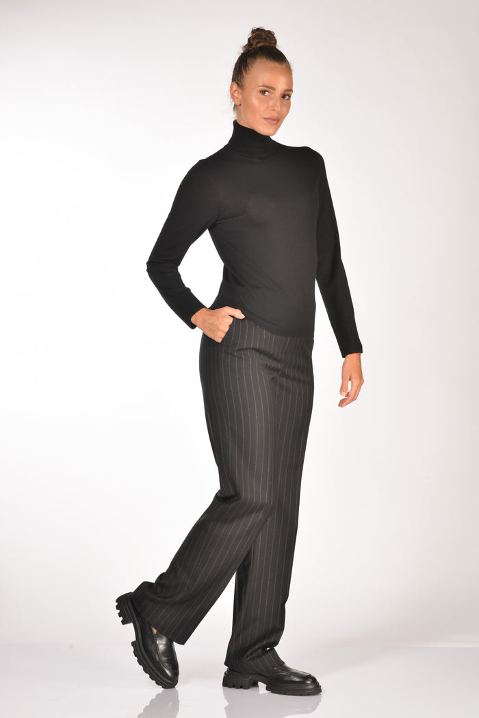 Pt Torino Pantalone Ambra Nero/grigio Donna - 2