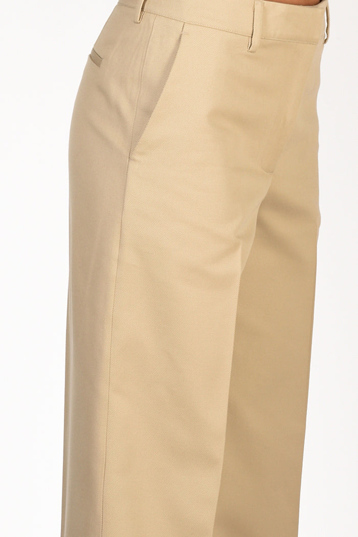 Pt Torino Pantalone Francois Beige Chiaro Donna - 4