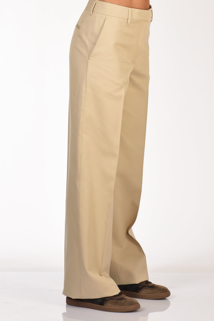 Pt Torino Pantalone Francois Beige Chiaro Donna - 5