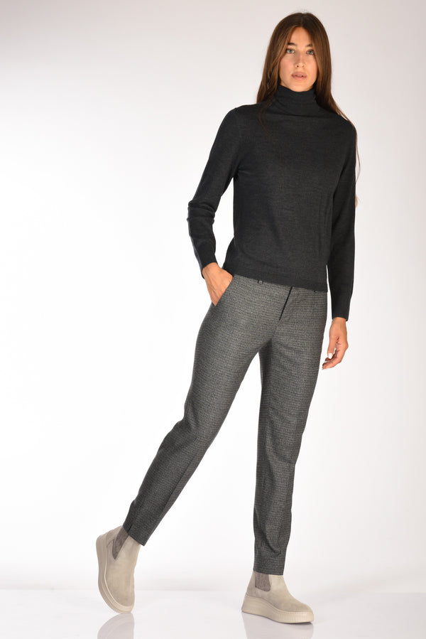 Pt Torino Pantalone New York Grigio/blu/bianco Donna-2