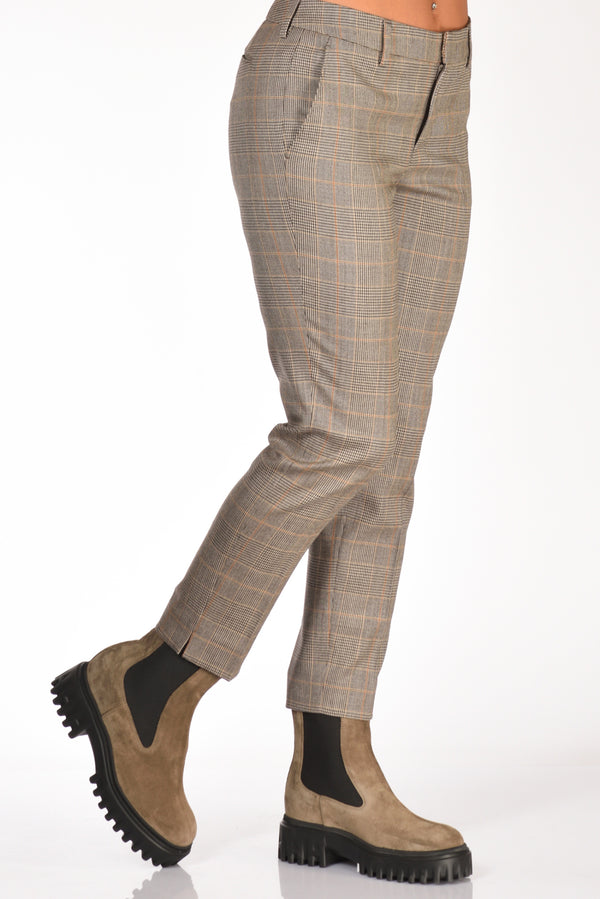 Pt Torino Pantalone New York Bianco/nero/beige Donna