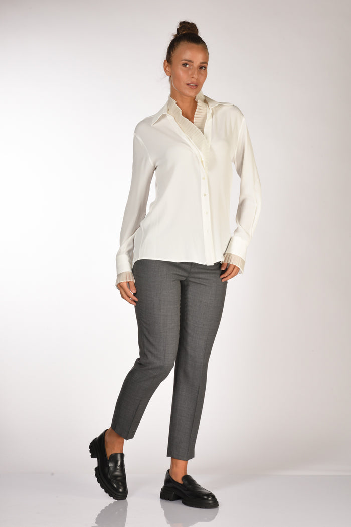 Pt Torino Pantalone New York Grigio Chiaro/grigio Scuro Donna - 2