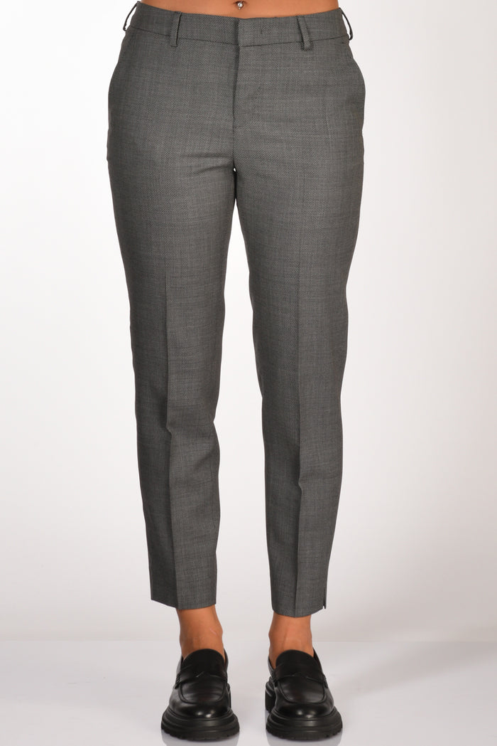 Pt Torino Pantalone New York Grigio Chiaro/grigio Scuro Donna - 3