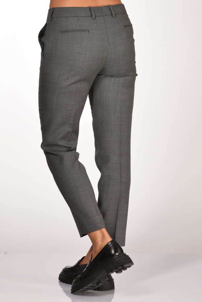 Pt Torino Pantalone New York Grigio Chiaro/grigio Scuro Donna - 5
