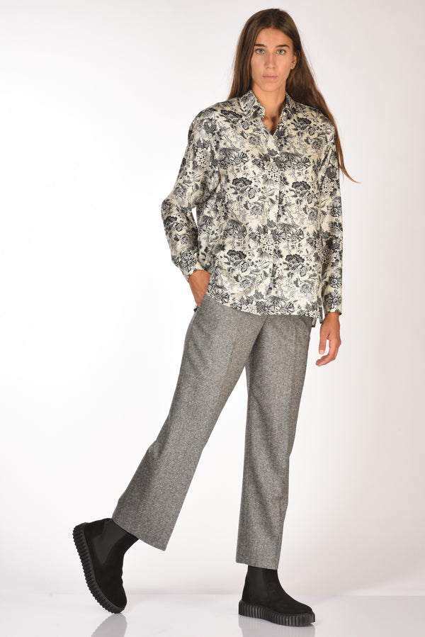 Pt Torino Pantalone Emma Nero/grigio/bianco Donna-2