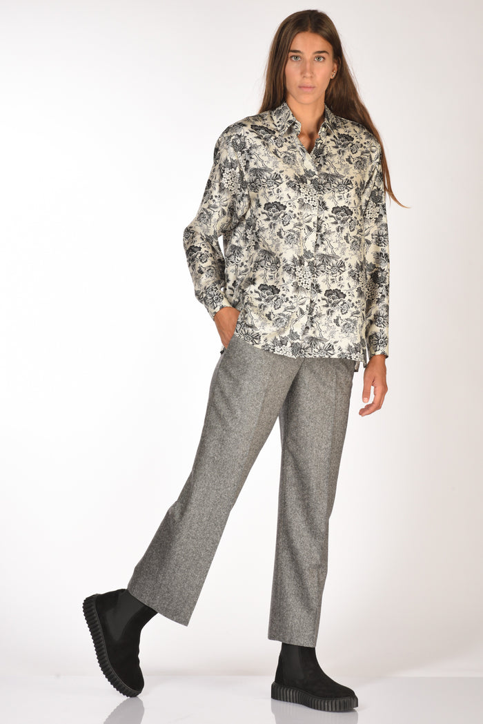 Pt Torino Pantalone Emma Nero/grigio/bianco Donna - 2