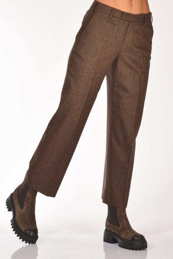 Pt Torino Pantalone Emma Marrone Chiaro/marrone Scuro Donna
