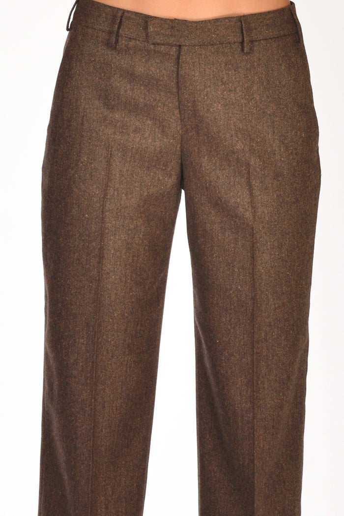 Pt Torino Pantalone Emma Marrone Chiaro/marrone Scuro Donna - 4