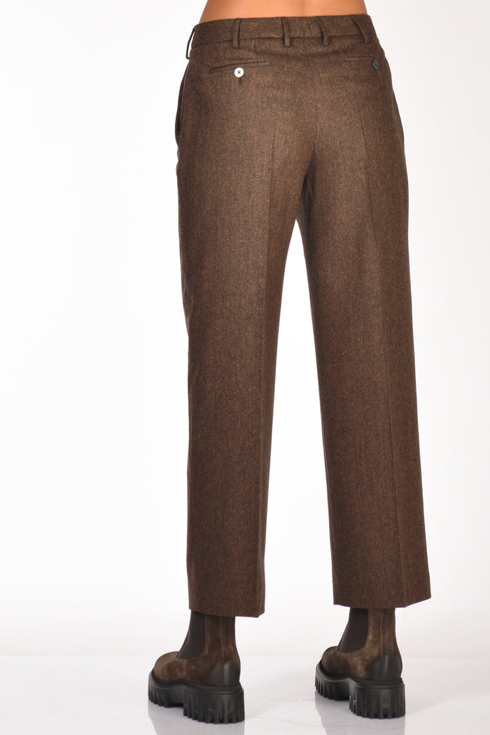 Pt Torino Pantalone Emma Marrone Chiaro/marrone Scuro Donna - 6