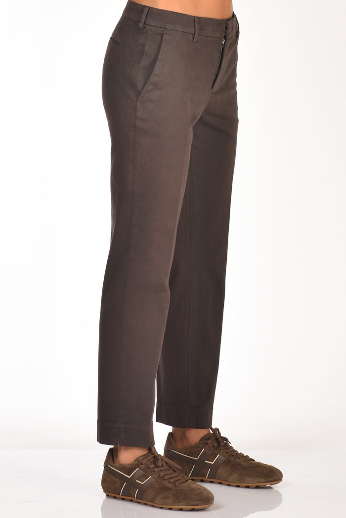 Pt Torino Pantalone New York Marrone Donna - 4