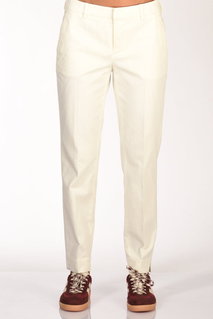 Pt Torino Pantalone New York Bianco Donna - 3