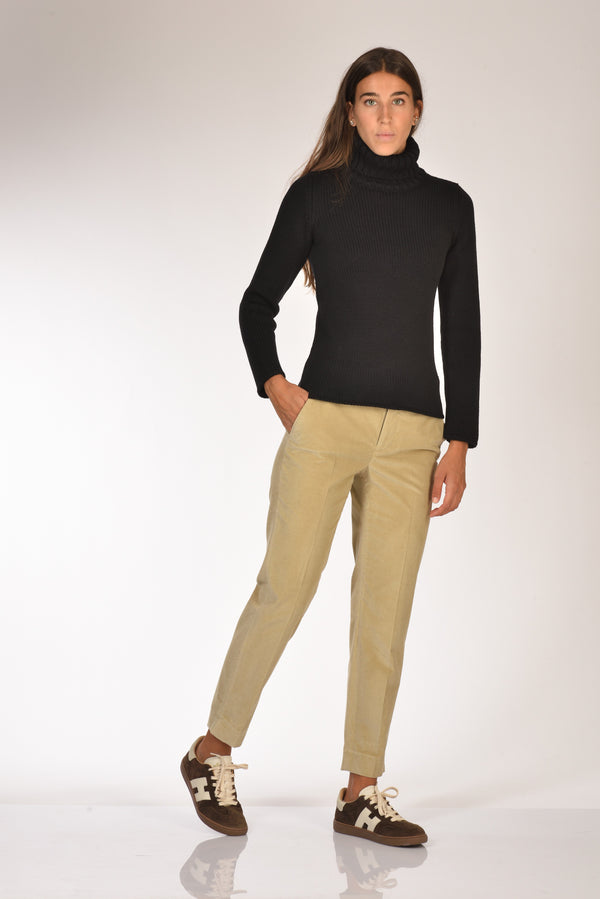 Pt Torino Pantalone New York Beige Chiaro Donna-2