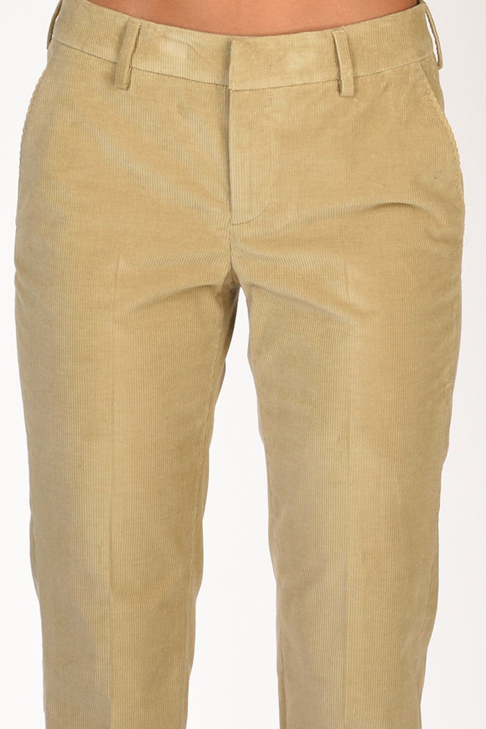 Pt Torino Pantalone New York Beige Chiaro Donna - 4