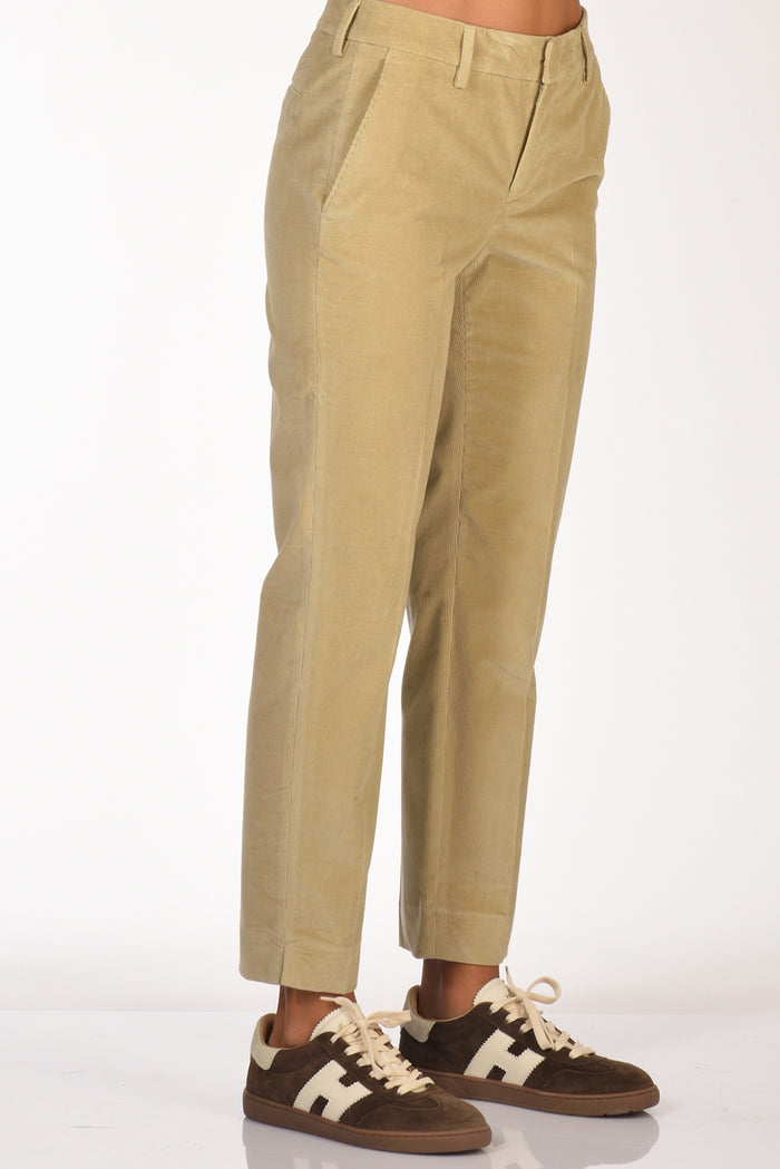 Pt Torino Pantalone New York Beige Chiaro Donna - 5